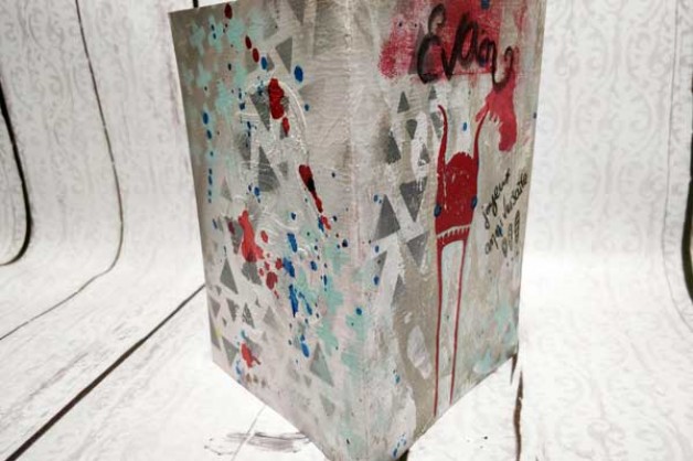 Mixed Media birthday card video project for Strumpet Stencil