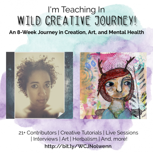 Learn from me: I am teaching in Wild Creative Journey! + a giveaway